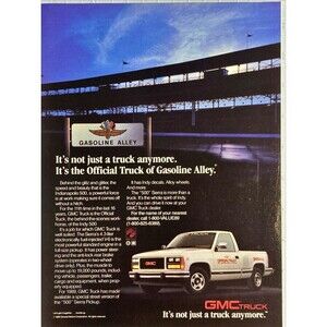 GMC 500 Sierra Pickup Truck "It's not Just a Truck Anymore"Vintage Print Ad 1989